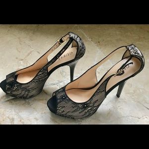Guess lace high heels